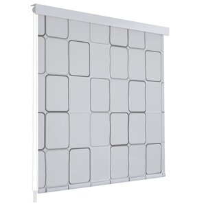 vidaXL Store roulant de douche 140x240 cm Carré