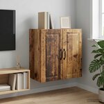 vidaXL Armoire Murale 59 x 31 x 60 cm Bois d'ingénierie Bois ancien