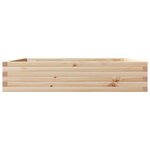 vidaXL Jardinière 110x110x23 cm bois de pin massif