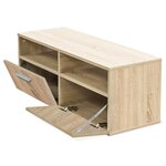 vidaXL Meubles TV 2 Pièces Bois d’ingénierie 95x35x36 cm Chêne