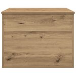 Coffre de rangement vidaXL avec couvercle Chêne Artisan 60x42x46 cm Bois d'ingénierie
