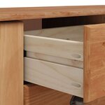 vidaXL Buffet avec tiroir Marron 133 5 x 40 x 79 cm Bois massif en pin