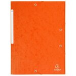 Chemise À Élastiques Maxi Capacity Carte Lustrée 425gm2 - A4 - Orange - X 25 - Exacompta