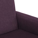 vidaXL Chaise à bascule Violet Tissu