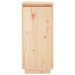 vidaXL Armoire à chaussures 35x35x80 cm Bois de pin massif