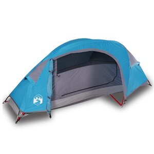 vidaXL Tente de camping à dôme 1 personne bleu imperméable