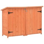 vidaXL Abri de stockage de jardin 120x50x91 cm Bois