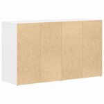 vidaXL Buffet avec tiroir Blanc 120 x 36 x 69 cm Bois d'ingénierie
