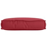 vidaXL Coussin pour assise de palette Bordeaux 60 x 40 x 8 cm