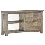 vidaXL Meuble TV 100x30x55 cm Bois de manguier massif