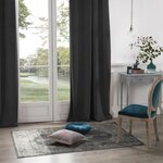 Rideau velours 140 x 260 Gris