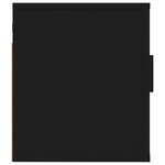vidaXL Meubles TV muraux 2 Pièces Noir 40x34 5x40 cm