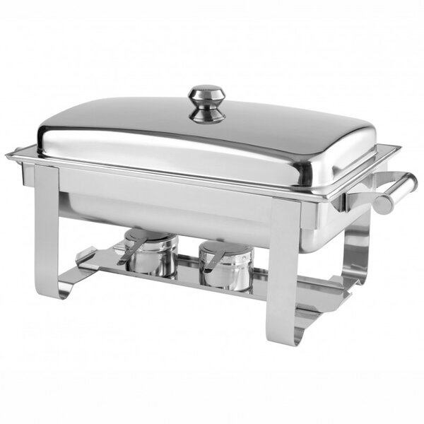Chafing dish avec couvercle en inox 9 5 l - pujadas -  - acier inoxydable9 5 x340mm