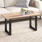 vidaXL Dessus de table 100x50x2 5 cm rectangulaire bois de pin massif