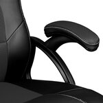 Tectake Chaise gamer TYSON - noir