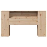 vidaXL Tête de lit avec rangement 150 cm bois massif de pin