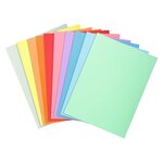 Paquet 100 Chemises Super 210 - 24x32cm - Couleurs Assorties - X 5 - Exacompta