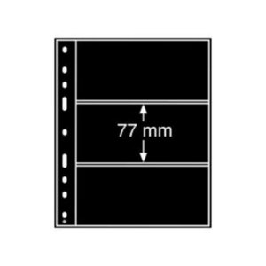 Recharges noires Optima à 3 bandes pour carnets  petits blocs.