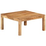 vidaXL Table basse 80x80x40 cm Bois d'acacia massif