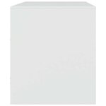 vidaXL Meubles TV 2 Pièces blanc 67x39x44 cm acier