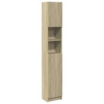 vidaXL Armoire de salle de bain Chêne sonoma 32x25 5x190 cm Aggloméré