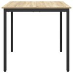 vidaXL Table de salle à manger / Table de repas MÉTAL