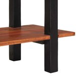 vidaXL Table console Marron 110 x 30 x 75 cm Bois d'acacia massif