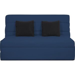 Banquette BZ 2 places - DUNLOPILLO - ReVEUR - Matelas Slyde 13 cm - Bleu