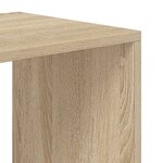 vidaXL Bibliothèque chêne sonoma 66x31x112 cm bois d'ingénierie