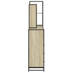 vidaXL Ensemble de meubles de salle de bain 4 Pièces chêne sonoma