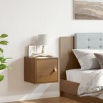 vidaXL Armoire murale Marron miel 31 5x30x30 cm Bois de pin massif