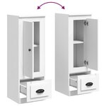 vidaXL Buffet haut blanc 36x35 5x103 5 cm bois d'ingénierie