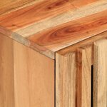 vidaXL Table de chevet 40x34x46 cm bois d'acacia massif