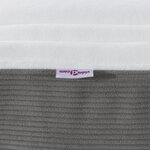 Matelas à ressorts ensachés vidaXL Gris clair Moyen 140x200x20 cm Tissu