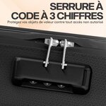 ACROPAQ Porte Document Anti feu & Impermiable convient pour PC 14"- 7 compartiments- Serrure à 3 chiffres- Mallette