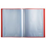 Protège-documents En Polypropylène Souple Opak 200 Vues - A4 - Rouge - X 8 - Exacompta