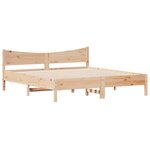 vidaXL Cadre de lit sans matelas 200x200 cm bois massif de pin