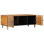 vidaXL Table basse Naturel 100 x 54 x 40 cm Bois de mangue massif