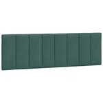 vidaXL Cadre de lit sans matelas vert foncé 160x200 cm velours