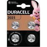 DURACELL Spéciale Piles type bouton CR 2025 Lot de 4