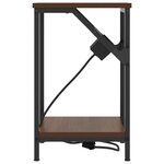 vidaXL Armoires de chevet 2 Pièces Chêne marron 38 x 30 x 48 cm