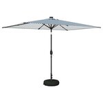 vidaXL Parasol de jardin avec lumières LED et base 200 x 300 cm