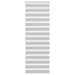 vidaXL Store zèbre gris clair largeur du tissu 65 9 cm polyester