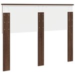 vidaXL Tête de lit Chêne brun 135 cm Bois d'ingénierie