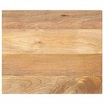 vidaXL Dessus de table 60x50x2 5 cm rectangulaire bois massif manguier