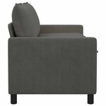 vidaXL Canapé Gris foncé 156 x 81 x 87 5 cm Tissu