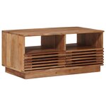 vidaXL Table basse faite main Brun Teck 85 x 45 5 x 40 cm