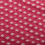 vidaXL Couverture coton à carreaux 160x210 cm Rose