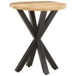 vidaXL Table d'appoint 48x48x56 cm Bois de manguier massif