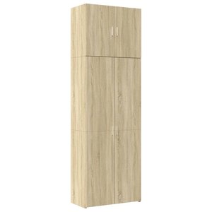 vidaXL Buffet haut chêne sonoma 80x42 5x249 cm bois d'ingénierie